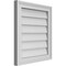 Ekena Millwork Vertical Surface Mount PVC Gable Vnt: Non-Functional, w/2"W x 1-1/2"H, Brickmould Frame, 18"W x 20"H GVPVE18X2002SN - alternate 5